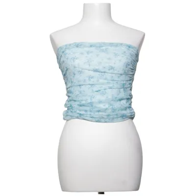 Tube top (Purmillymy Mesh Top) van Pure Friday Elastaan, Polyester