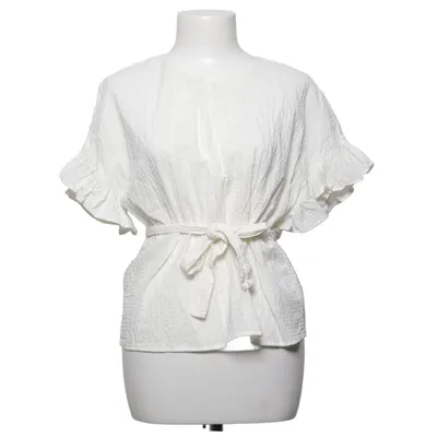 Blouse (Blanc) de Gina Tricot Coton, Élasthane, Viscose