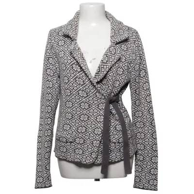Cardigan cache-cœur (Gris, Blanc) de Stuts Coton