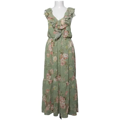 Maxi dress (Green, Multicolored) from Zara Polyester