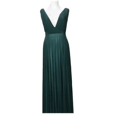Robe de soirée (Vert) de Goddiva Élasthane, Polyester