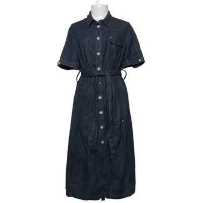 Robe en jean (Bleu) de Cavita Coton, Élasthane