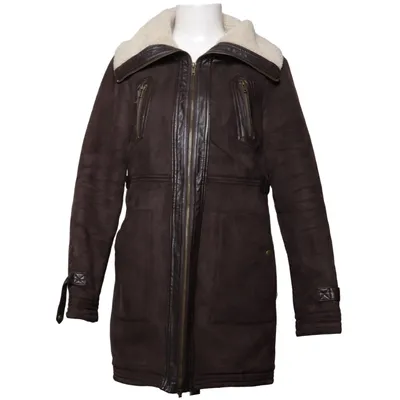 Shearling jacket (Brown) from Vero Moda Jeans Polyester