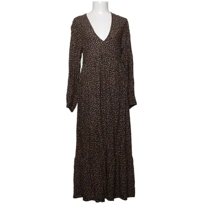 Maxi dress (Black, Multicolored) from Pull & Bear