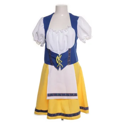 Dirndl (Blauw, Meerkleurig) Polyester