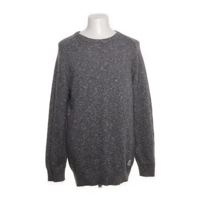 Sweater (Gray, White) from Cleptomanicx Cotton, Polyamide, Wool