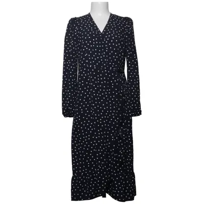 Wrap dress (Blue, White) from ONLY Elastane, Polyester