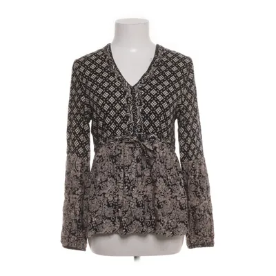 Blouse (Zwart, Beige) van Capri Collection Viscose