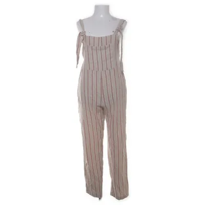 Overalls (Beige, Rød) fra Pull & Bear Elastan, Polyester, Viscose
