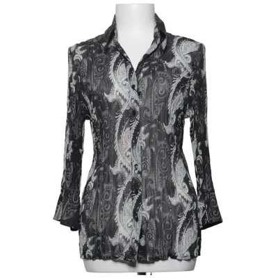 Bluse (Sort, Hvid) fra Feel Good Polyester