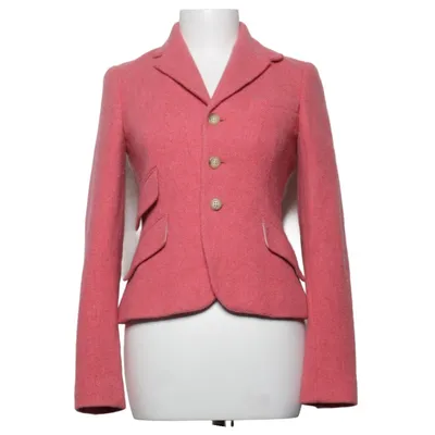 Blazer (Pink) from Ralph Lauren Rugby Leather, Viscose, Wool
