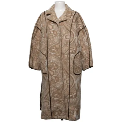 Cardigan (Beige, Brown) from By Anthropologie Polyester, Wool