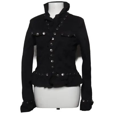 Jacket (Black) from Linda Carlén Cotton, Elastane