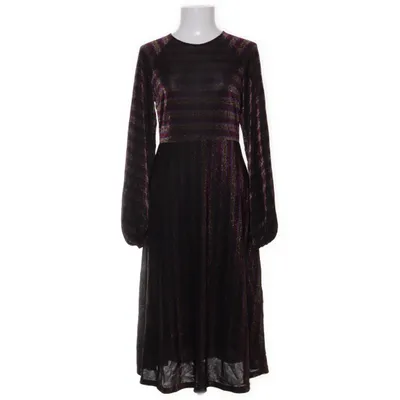 Maxi jurk (Lila, Meerkleurig) van Traffic People Elastaan, Metallvezel, Polyester, Viscose