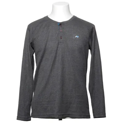 Henley shirt (Gray) from MVMT Polyester