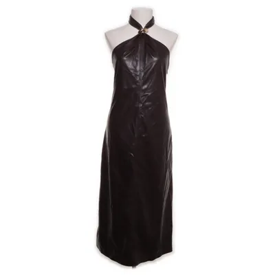 Halterneck-kjole (Rød) fra H&M Polyester, Kunstlæder