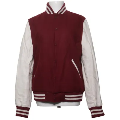 Varsity-jack (Rood, Beige) van Burning Palms Polyester, Polyurethaan, Viscose, Wol