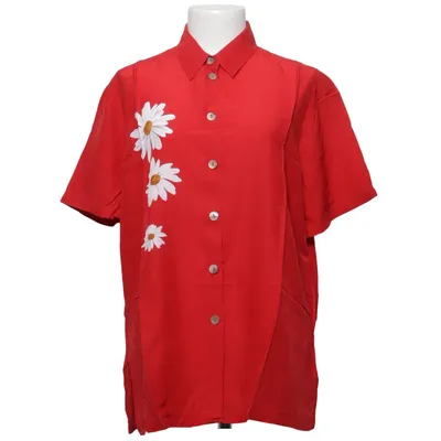 Chemise à manches courtes (Rouge, Blanc) de Tru