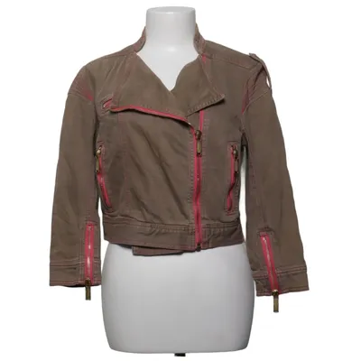 Biker jacket (Brown) from Matthew Williamson for H&M Cotton, Elastane