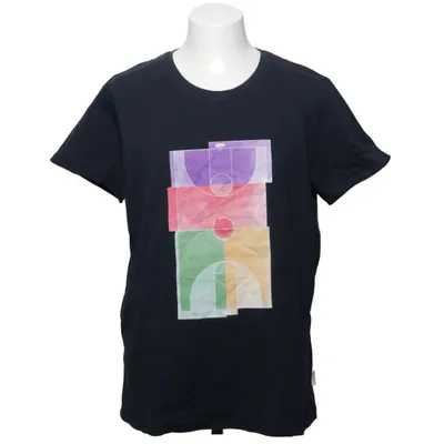 T-shirt (Blå, Flerfarvet) fra Søndag & Sons Bomuld