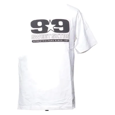 T-shirt (White, Pink) from Sweet Sktbs Cotton