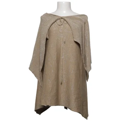 Poncho (Beige) van Beatrice San Francisco Katoen