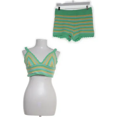 Set (Groen, Geel, Blauw) van Pieces Katoen, Nylon