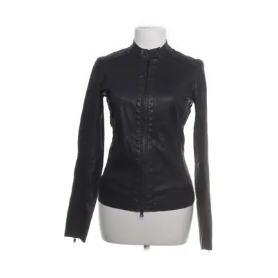 Leather jacket (Black) from Montgomery Cotton, Elastane, Leather