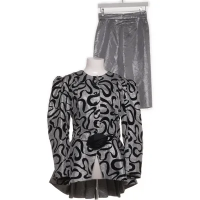Set (Silver, Black) from Lurman Modell Acrylic, Angora, Cotton, Polyester, Silk