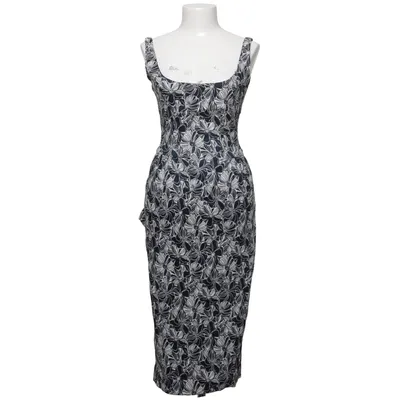 Jurk (Zwart, Wit) van Etxart & Panno Linnen, Polyester