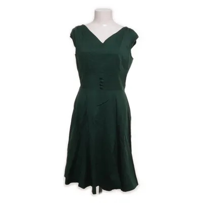 Dress (Green) from Zapaka Cotton, Elastane