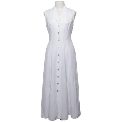 Skjortekjole (Hvid) fra Bredenberg Polyester, Viscose