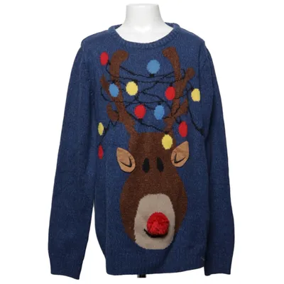 Christmas sweater (Blue, Multicolored) from F&F Kids Acrylic