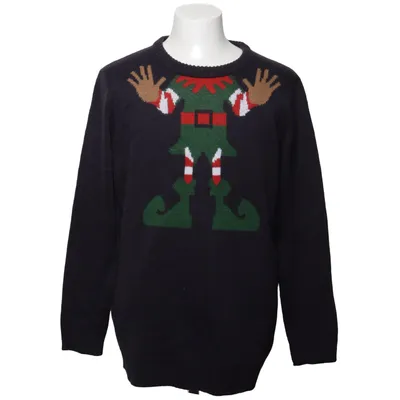 Pull de Noël (Gris, Multicolore) de Up Fashion Acrylique