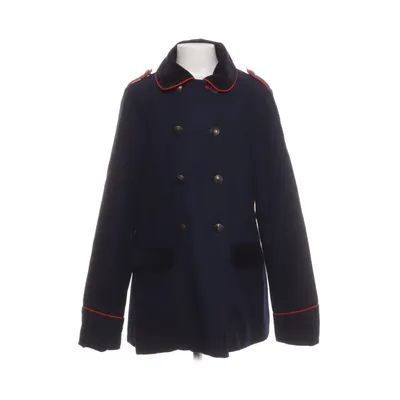 Pea coat (Blue) from Johnnie B Cotton, Polyester, Wool, Viscose