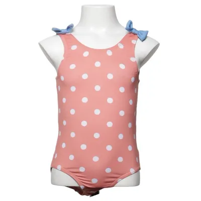 Badpak (Oranje, Wit) van Polarn O. Pyret Elastaan, Gerecycled polyester