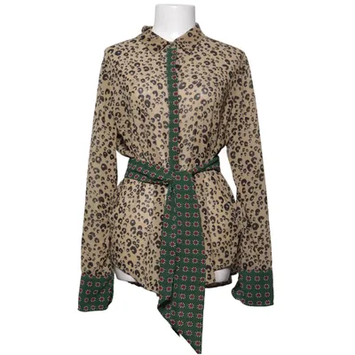 Knytblus (Beige, Svart, Grön) från Scotch & Soda Polyester