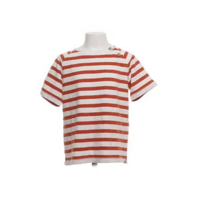 T-shirt (Orange, Hvid) fra Minimarket Bomuld
