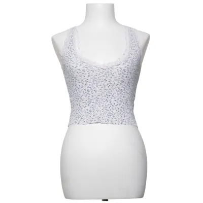 Crop top (Wit, Meerkleurig) van Urban Outfitters