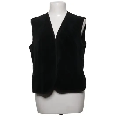 Gilet d'extérieur (Noir) de Delmod Coton, Modal