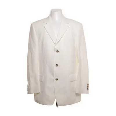 Blazer (White) from Konen Cotton, Linen, Viscose