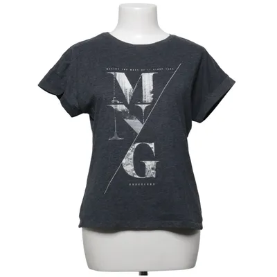 T-shirt (Blauw) van Mango Denim & Tees