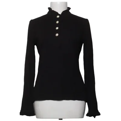 Henley Shirt (Schwarz) von Veronica Virta Elasthan, Polyester, Viskose