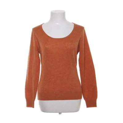 Tröja (Woolmark. 70% merino. 30% cashmere. Scoop neck jumper. Färgbeteckning: orange spice. ) från Woolovers Kashmir, Merinoull