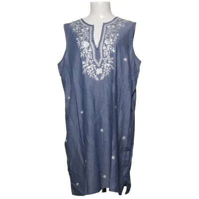 Dress (Blue) from Encuentro Cotton