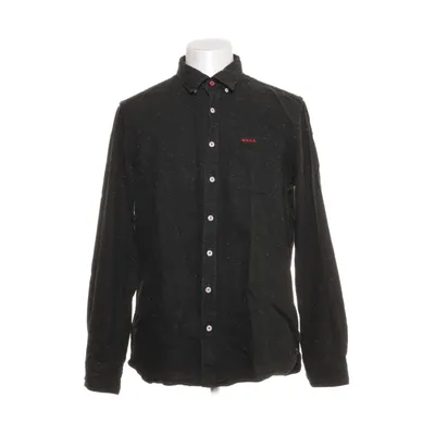 Buttondown-skjorta (Svart) från New Zealand Auckland Bomull, Polyester
