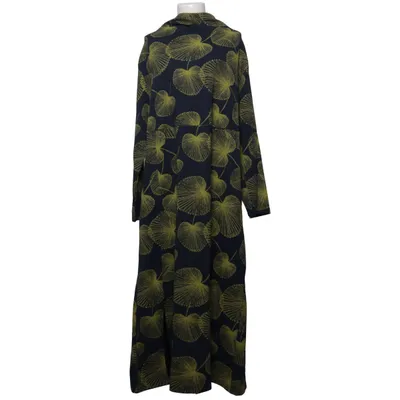 Maxi dress (Blue, Green) from Pure by Ulla Popken Elastane, Organic cotton