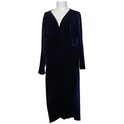 Wrap dress (Blue) from Espirita Elastane, Polyester