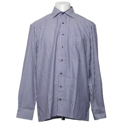 Shirt (Blue, White) from Eterna Cotton