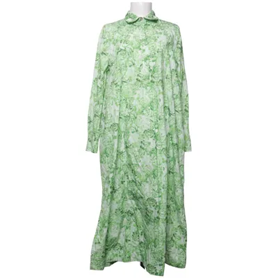 Shirt dress (Green, White) from Ganni Cotton